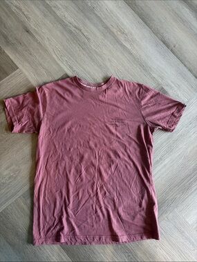 Boys Short Sleeve Crewneck Tee in Dusty Rose